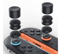 Gorixer 6PS Thumb Grip - Tappi per Nintendo Switch 2, in silicone, analogici, per Switch XSX/XSS, per PS5/Slim/Controller e accessori di protezione, colore: Nero