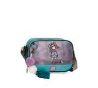 Gorjuss A Whispered Key Tracolla a due scomparti multicolore 23 x 17 x 8 cm Nylon, multicolore, Taglia unica, Borsa a tracolla a due scomparti