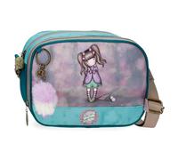 Gorjuss A Whispered Key Tracolla a due scomparti multicolore 23 x 17 x 8 cm Nylon, multicolore, Taglia unica, Borsa a tracolla a due scomparti