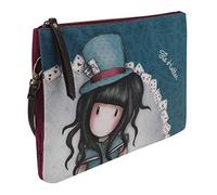 Gorjuss Il cappellaio - Borsa a Tracolla Doppia Pochette - Realizzata