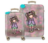 Gorjuss Joumma Whispered Key Set di valigie multicolore 55/67 cm rigido ABS chiusura TSA 97L 6,72 kg 4 ruote doppie, multicolore, Taglia unica, Set di valigie