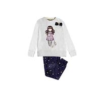 GORJUSS Santoro Pigiama a Maniche Lunghe Catch a Falling Star per Bambina, Grigio Diaspro, 8