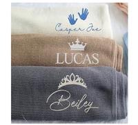 gorm Manta bebé Personalizada,Manta bebé Personalizada,Regalo bebé Personalizado,Manta bebé Personalizada,Regalo bebé Personalizado (A5,80x100cm)