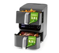 GORMETmaxx Friggitrice ad Aria Calda Doppia Camera Doppio Cestello Verticale ...