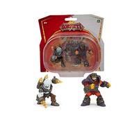 GORMITI - Mini Personaggi 5 cm, Blister 2 pezzi, Serie 3, Alfa Hirok E Alfa Vulkan, Assortimento 8, per Bambini a Partire dai 4 Anni, Giochi Preziosi, GRA35100
