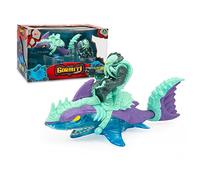 GORMITI Personaggi Legends Elemental Beasts, animale e personaggio articolati, colpo speciale sulla coda, Megalodox del mare e Poivrons,per bambini dai 4 anni, GRL02100, Giochi Preziosi, Multicolore