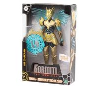 GORMITI THE NEW ERA - Gormita Del Clan Dell'Aria Windel Skye, Action Figure 27 Cm Articolato, Eroe Con Armatura Oro Nera E Accessorio Chakra Energetico, Per Bambini A Partire Dai 3 Anni