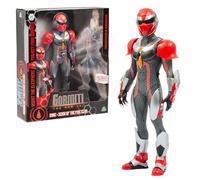 GORMITI THE NEW ERA - Scion Del Clan Del Fuoco Zane 27cm con Elesfera Proietta Gormita, Action Figure 27 Cm Articolato, Casco Ed Armatura Effetto Silver Removibili, Per Bambini A Partire Dai 3 Anni