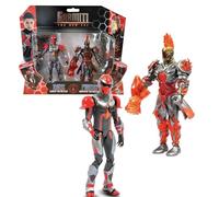 GORMITI THE NEW ERA - Set Scion Zane E Gormita Fireon Del Clan Del Fuoco, Action Figure 15 Cm Colore Rosso, Eroi Articolati E Dettagliati, Per Bambini A Partire Dai 3 Anni