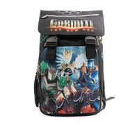 GORMITI The New Era - Zaino Estensibile Con Schienale Comfort Back E Grafiche Intercambiabili, Tasca Frontale E Interna, Spallacci Imbottiti Dim. 29X40X13 (+9) Cm. Litri 15/25,Scuola Elementare