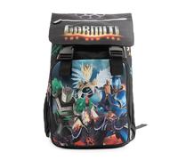 GORMITI The New Era - Zaino Estensibile Con Schienale Comfort Back E Grafiche Intercambiabili, Tasca Frontale E Interna, Spallacci Imbottiti Dim. 29X40X13 (+9) Cm. Litri 15/25,Scuola Elementare