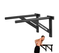 GORNATION Barre Parallele per Dips a Muro, Dip Station a Parete, Ideale per Calisthenics, per Palestra a Casa, Attrezzatura per Allenamento della Forza, Home Gym, Indoor/Outdoor (Outdoor)
