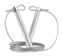 GORNATION Corda per Saltare, Corda Skipping Regolabile con Cuscinetto a Sfera, Jump Rope per Fitness e Boxe, con Impugnature antiscivolo e corde in alluminio, Regolabile e autobloccante