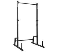 GORNATION Pull Up Station, Power Rack, Power Tower, Stazione di trazione, Fitness Tower, Multitrainer per la casa (Nero, Senza Estensione Dip Bar)