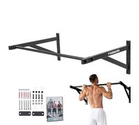 GORNATION Sbarra per Trazioni da Muro, Barra da Parete per Pull Up, Chin Up, Muscle Up e Addominali, Sbarra per Allenamento a Casa, Pull Up Bar Antiscivolo per Home Workout (Indoor, Large)