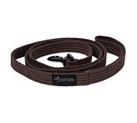 Gorpets Gor - Guinzaglio per Cani, in Cotone, Misura Piccola, 1,5 x 140 cm, Colore: Marrone