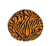 Gorro de baño impermeable con diseño de tigre y sirena en el océano para mujer, belleza, Spa, hogar, Hotel, viaje