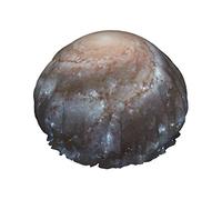 Gorro de ducha con estampado de galaxia en espiral espacial, gorro de satén, gorro para el pelo, gorros de baño impermeables, banda elástica, dobladillo elástico, gorro de ducha reutilizable