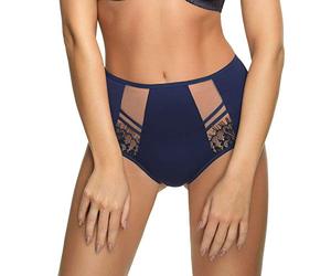Gorsenia Slip Brasiliano A Vita Alta K498 Paradise, Blu Scuro,XXL