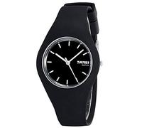 Gosasa, orologio sportivo casual e semplice, con cinturino in silicone, impermeabile fino a 30 m Black White Hands