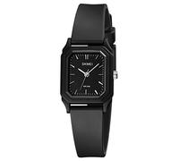 Gosasa, orologio sportivo da donna, stile semplice, impermeabile, 30 m, Piccolo Argento Nero,