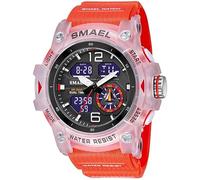 Gosasa Orologio sportivo da uomo con quadrante grande, militare, S-Shock, impermeabile, retroilluminazione, sveglia, cronometro Caratteristiche: robusto orologio da polso per allenamento,