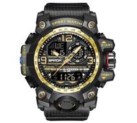 Gosasa Orologio sportivo digitale da uomo, con quadrante grande, impermeabile, militare, con conto alla rovescia, retroilluminazione a LED e numeri grandi, perfetto per attività all'aperto e sport,