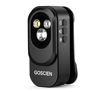 GOSCIEN Pro Mini Torcia LED 500 LM con Idrorepellente IPX6, EDC Ricaricabile con Tre Soluzioni di Illuminazione, Caricamento USB C Magnetico - Per Ciclismo,Uso Esterno e Interno (Nero)