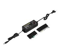 Gosera Alimentatore Universale 24V3A 72W, Adattatore da CA A CC 3V-24V Adattatore di Alimentazione Regolabile con Display di Tensione A LED Spina UE