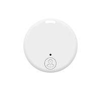 Gosera Mini GPS Tracker Bluetooth 5.0 Anti-Lost Device Mobile Bluetooth Wireless Smart Locator Pet Key Wallet Tracker Bianco