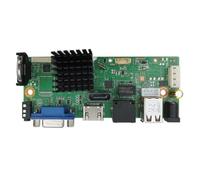 Gosera Supporto Modulo Xmeye 10CH 4K NVR Rilevamento Facciale Rilevamento Umanoidi Uscita HD per Accessori di Ricambio per Monitoraggio Mobile 'App Xmeye