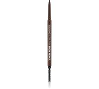 GOSH COPENHAGEN Ultra Thin matita di precisione per sopracciglia con spazzolino colore 003 Dark Brown 0.35 g