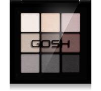 GOSH Eyedentity - Palette di ombretti vegani con 9 colori perfettamente coordinati opachi e metallizzati, combinabile per il trucco quotidiano e look scintillanti per la sera, senza profumo I 005 Be