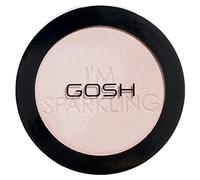 GOSH Polvere HIGHLIGHTER I'M SPARKLING per viso e corpo, illuminante a lunga durata per una finitura luminosa, polvere scintillante, senza profumo e vegano, 003 Pearl Dust