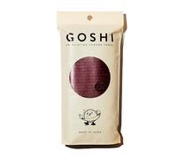 GOSHI Asciugamano da doccia esfoliante, resistente agli strappi, per tutti i tipi di pelle, colore: rosso mattone, prodotto in Giappone