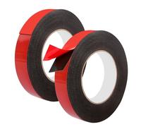 GOSHIES 2 rotoli di nastro biadesivo 10 m x 25 mm, nastro biadesivo extra forte, impermeabile, multifunzione, per il montaggio
