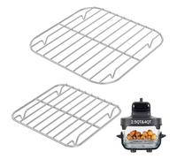 Goshoppers 2 griglie per friggitrice ad aria per Crispi Pro, FN101 (20 cm + 13 cm)