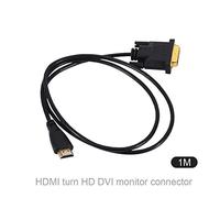 Goshyda 1 M GOLD a DVI Male Convert Cavo Adattatore Delicato Ad Alta Definizione Adatta Automatica AV -Interfaccia
