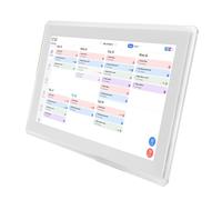 Goshyda 15.6in Calendario Digitale, Grafici delle Faccende Domestiche, Piani per la Cena, Calendario Elettronico Intelligente WiFi con Touchscreen Intelligente, Telefoni di (Spina europea)