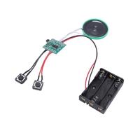 Goshyda 4 Minuti di Cartoline di Auguri Fai -da -te Music Sound Recording Module, Chip Vocale Registrabile con Altoparlante per le Carte per le Facce di Holiday Cards, Support Retrover