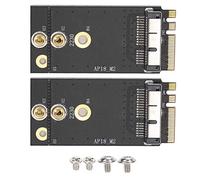 Goshyda Adattatore da 2 Pezzi per OS X a NGFF, per Scheda di Rete Wireless OS X Convertita in Chiave NGFF E o NGFF M2, per BCM943224PCIEBT, BCM94360CS2, BCM943602CS, BCM94331CD, ECC.