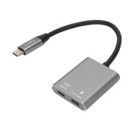 Goshyda Adattatore di Tipo C, Docking Station di Tipo C con Ricarica Rapida PD da 100 W, Trasferimento Dati a 5 Gbps, Display 8K 60 Hz, per Occhiali AR Console di Gioco Laptop Tablet