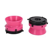 Goshyda Adattatore Hub NAB da 2 Pezzi per Registratore a Bobina da 10 Pollici, con Base Bloccata Non Regolabile (PINK)
