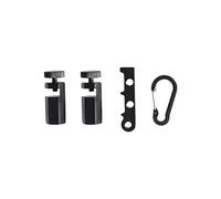 Goshyda Altezza Scale per Squadra da Falegname con Portachiavi a (BLACK) | Lega di alluminio resistente alla corrosione, design esagonale per un bloccaggio stabile, utilizzo su squadra da