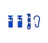 Goshyda Altezza Scale per Squadra da Falegname con Portachiavi a (BLUE) | Lega di alluminio resistente alla corrosione, design esagonale per un bloccaggio stabile, utilizzo su squadra da