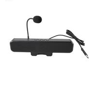 Goshyda Altoparlante per Computer con Microfono Staccabile, Altoparlante per PC Desktop Cablato USB Plug and Play, Controllo del Volume Disattivazione con un Tasto, Si Fissa Facilmente Sul Display per
