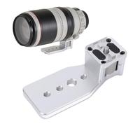 Goshyda Base Ad Anello per Montaggio su Treppiede per Obiettivo EF 100-400mm F/4.5-5.6L IS II, Piedino per Collare di Ricambio con Piastra Arca e Design Antiscivolo, Lega di Alluminio