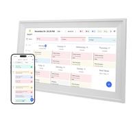 Goshyda Calendario Digitale da Parete con Grafico dei Lavori da 15,6 Pollici, Display Interattivo Touchscreen Smart WiFi 1080P HD per Orari Familiari, Cornice Elettronica da 64 GB (EU)
