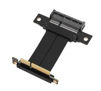Goshyda Cavo Riser PCI Express 4.0 X4, Cavo Piatto Ultra Flessibile da 180 Gradi, Gestione Semplice dei Cavi per GPU, SSD M.2 e Scheda di Acquisizione, Plug And Play (10)