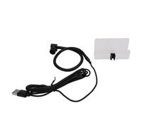 Goshyda Center Cam Webcam con Schermo Centrale, Webcam USB Plug & Play da 5 MP 1080P con Microfono Integrato, Webcam Regolabile per Videoconferenze su Laptop Desktop